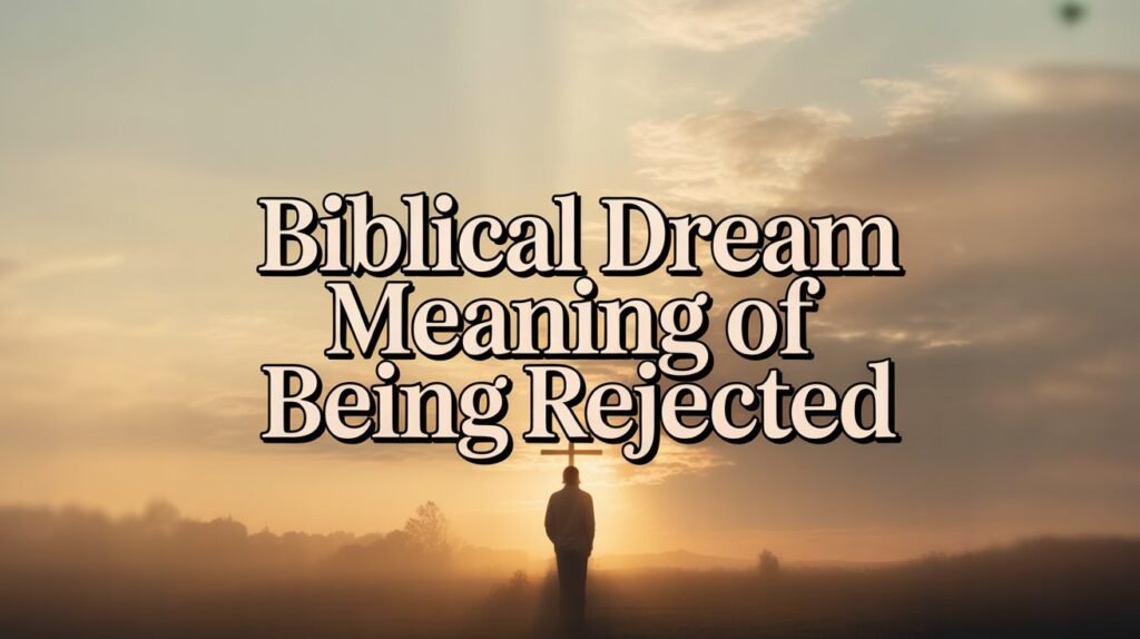 Biblical Dream Meaning of Being Rejected