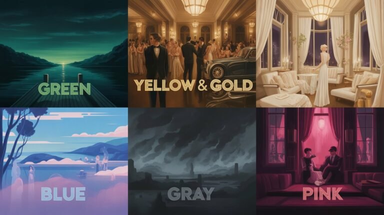 Color Symbolism in The Great Gatsby with Quotes Explained
