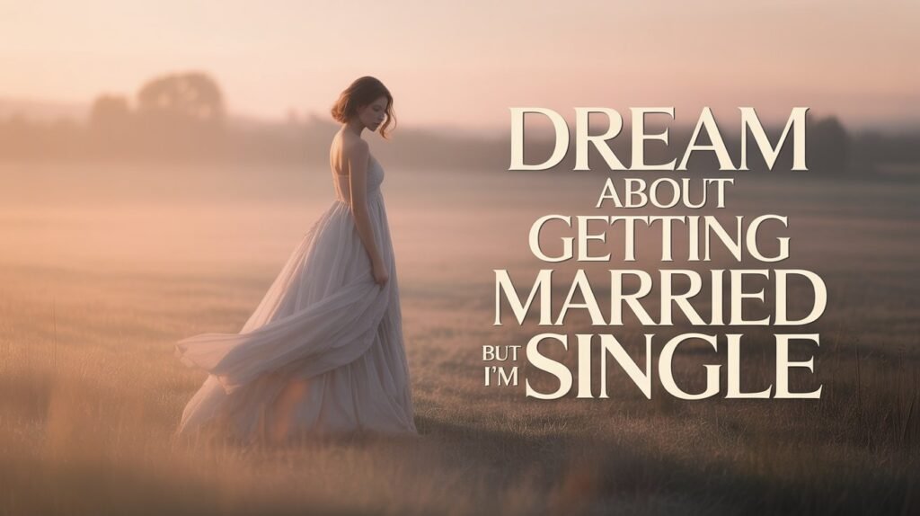 Dream About Getting Married But I’m Single