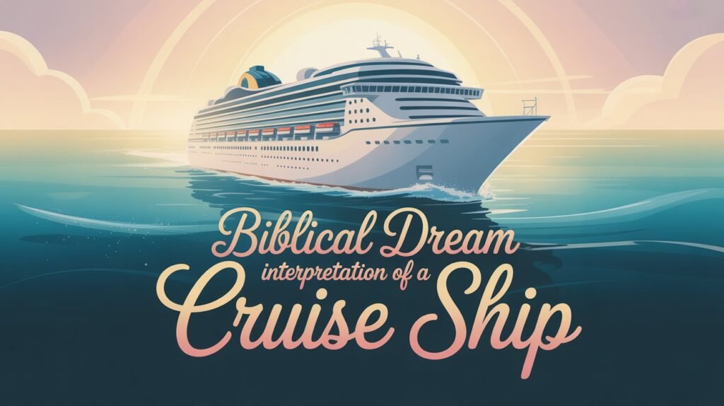 Biblical Dream Interpretation of a Cruise Ship