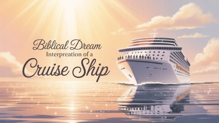 Biblical Dream Interpretation of a Cruise Ship
