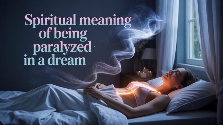 Spiritual Meaning of Being Paralyzed in a Dream