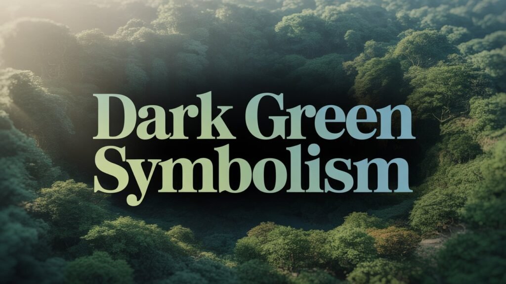 Dark Green Symbolism