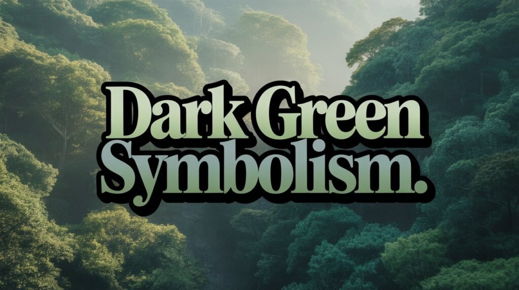 Dark Green Symbolism