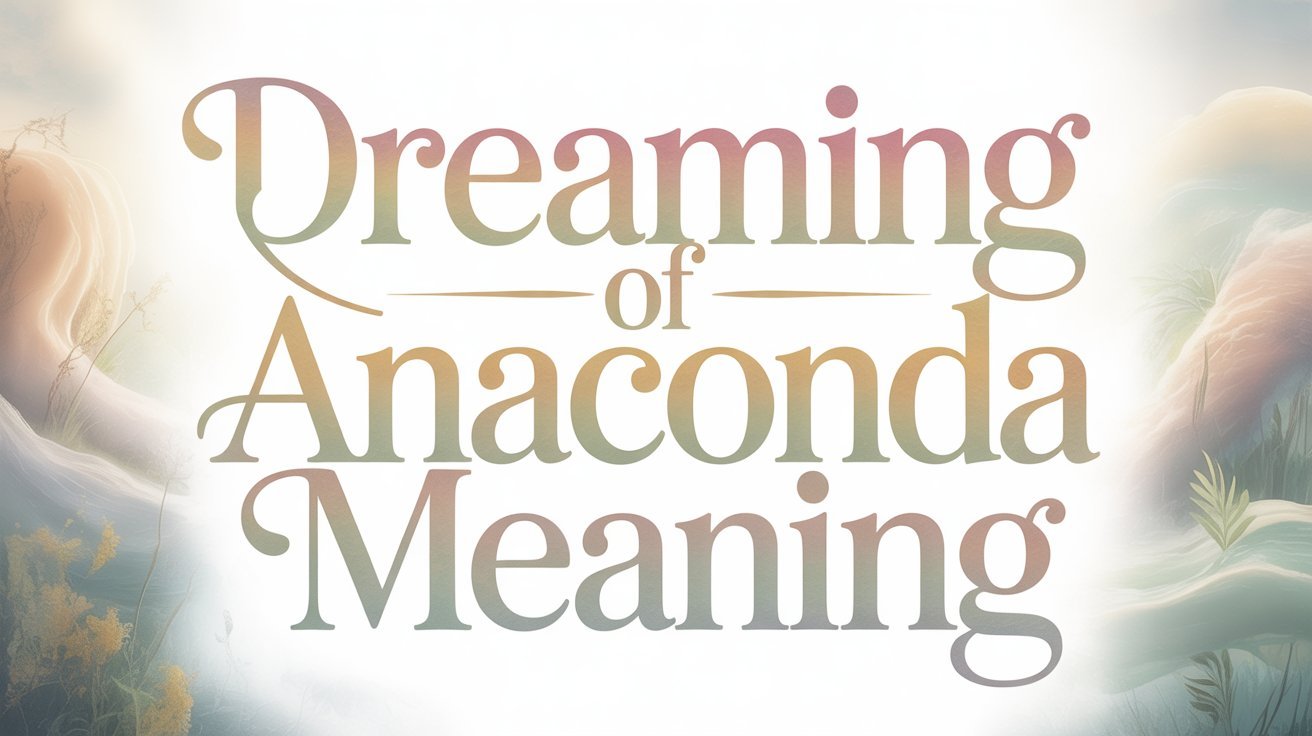 Dreaming of Anaconda