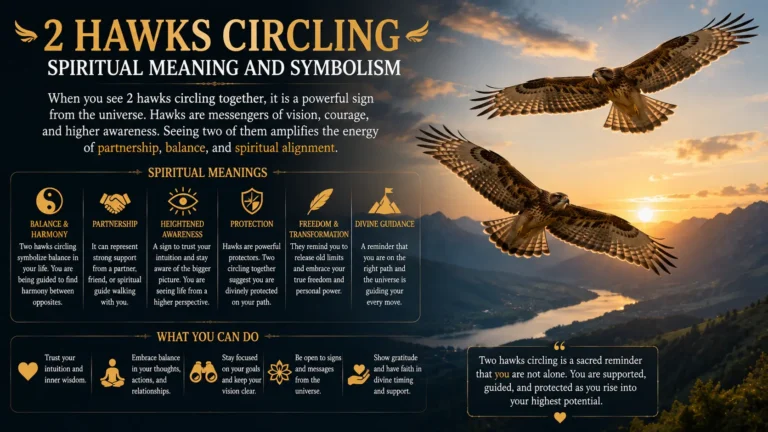 2 Hawks Circling Spiritual Meaning and Symbolism