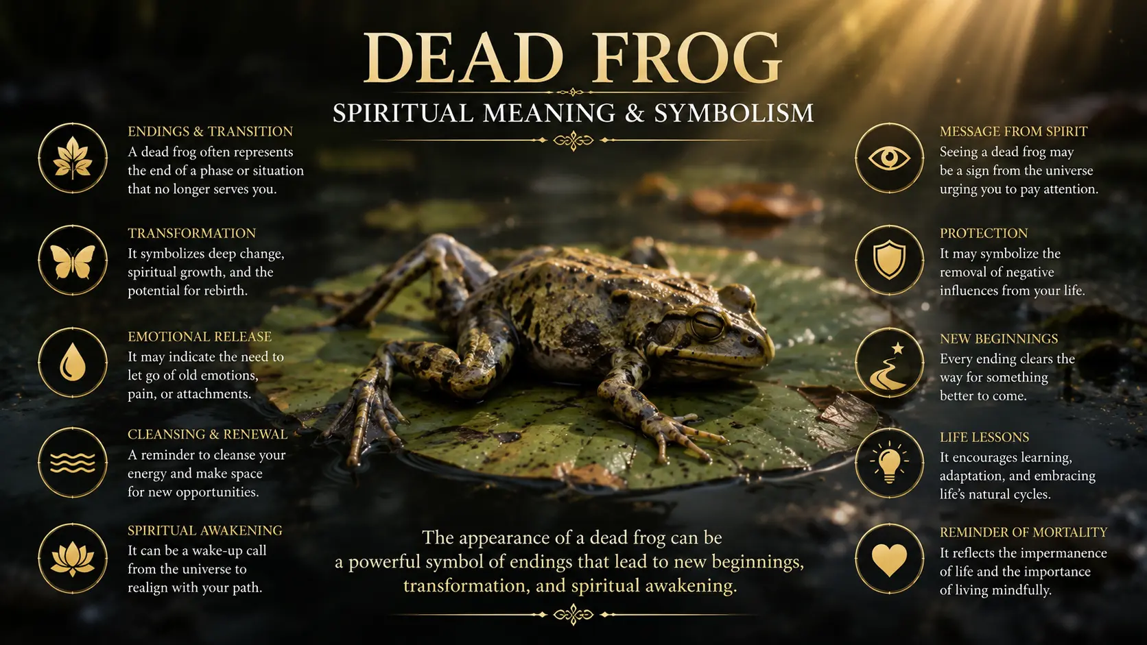 Dead Frog Spiritual Meaning & Symbolism