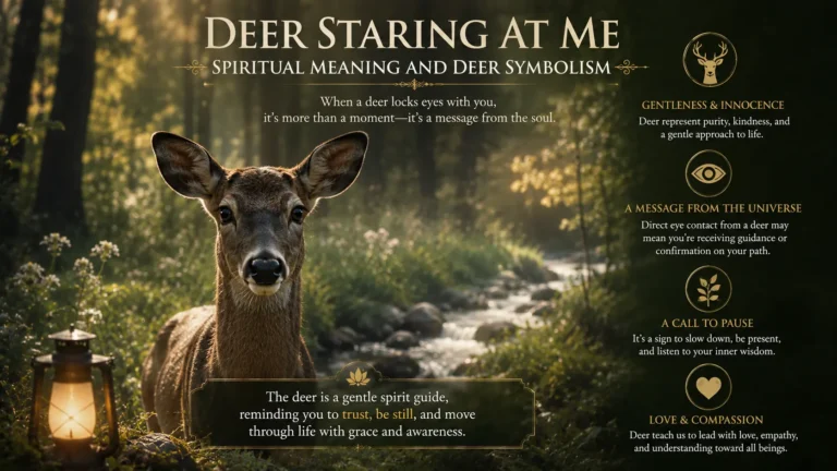 Deer Staring at Me Spiritual Meaning and Deer Symbolism