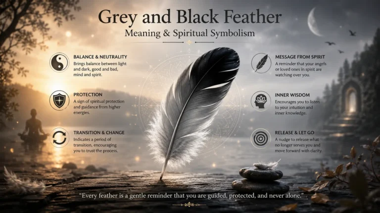 Grey and Black Feather Meaning & Spiritual Symbolism