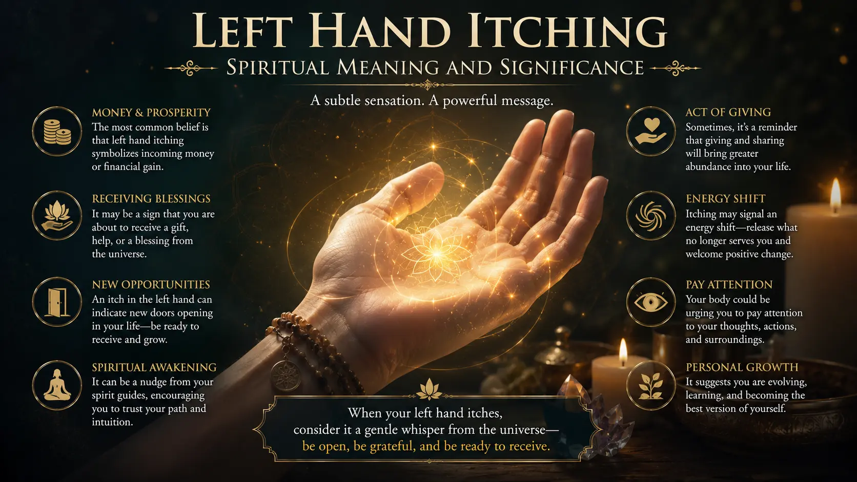 Left Hand Itching Spiritual Meaning and Significance