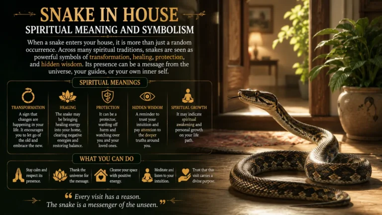 Snake in House Spiritual Meaning