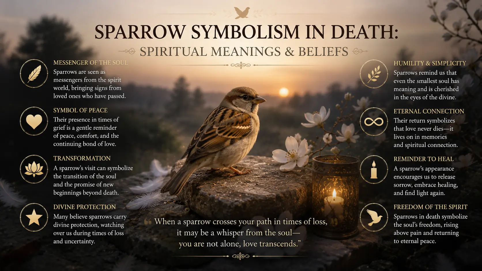 Sparrow Symbolism in Death