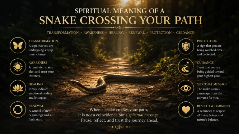 Spiritual Meaning of a Snake Crossing Your Path