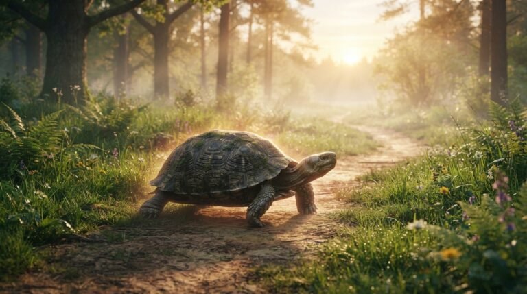 Symbolic and Spiritual Meaning of a Turtle Crossing Your Path