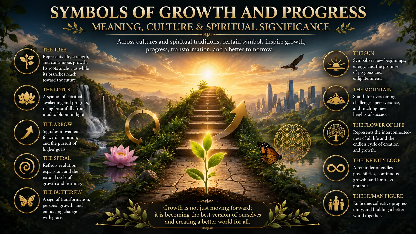 Symbols of Growth and Progress
