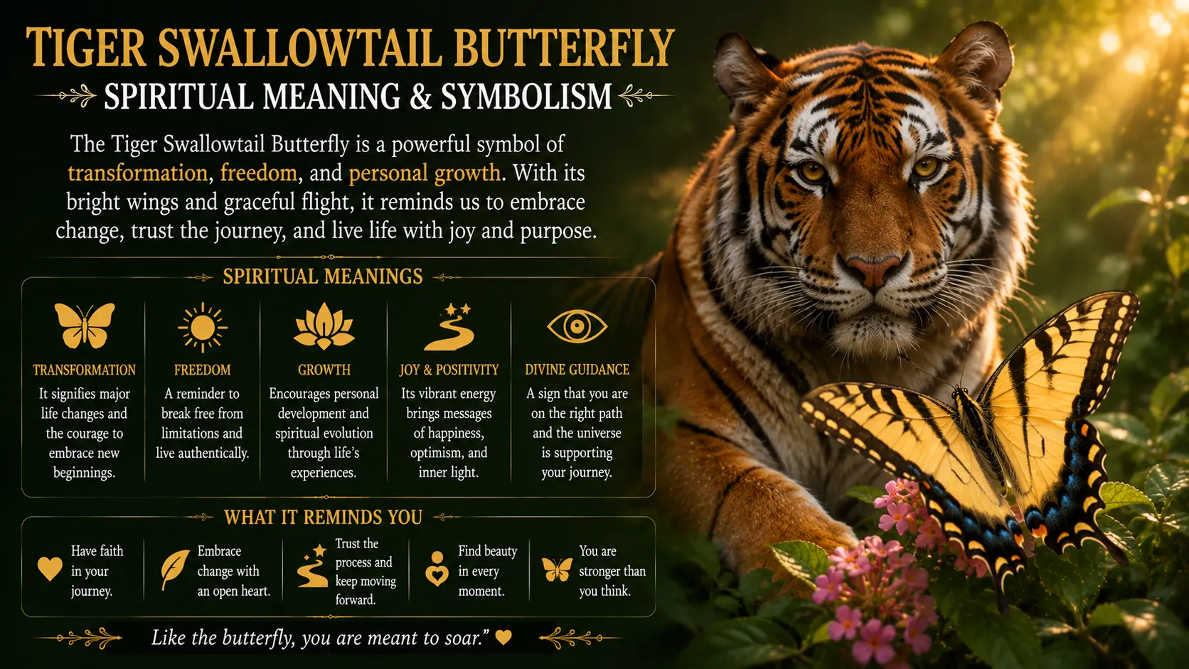 Tiger Swallowtail Butterfly Spiritual Meaning