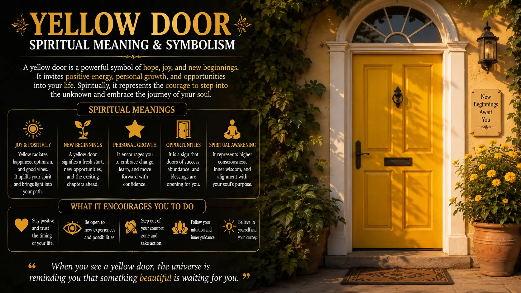Yellow Door Spiritual Meaning