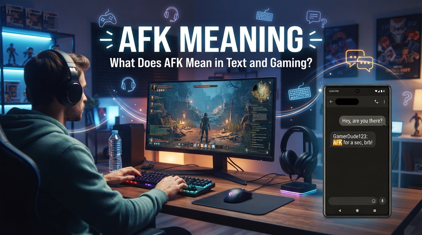 AFK Meaning What Does AFK Mean in Text and Gaming
