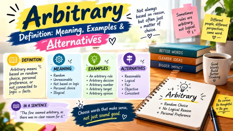 Arbitrary Definition