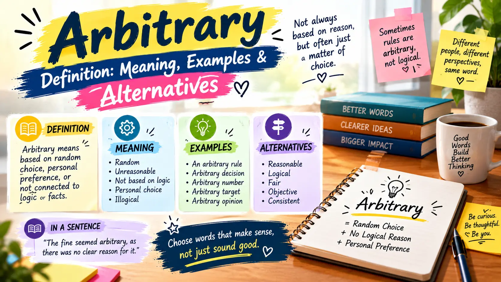 Arbitrary Definition