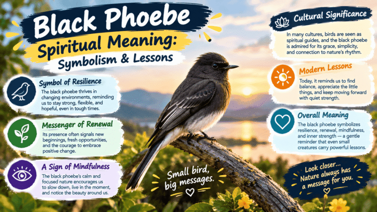 Black Phoebe Spiritual Meaning