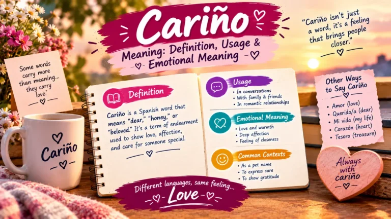 Cariño Meaning