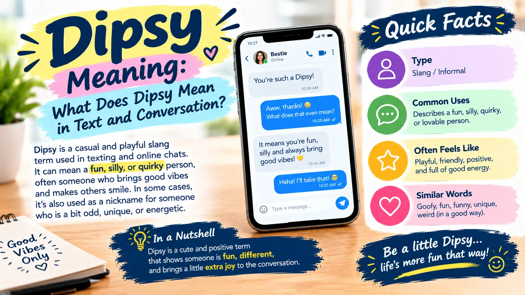 Dipsy Meaning