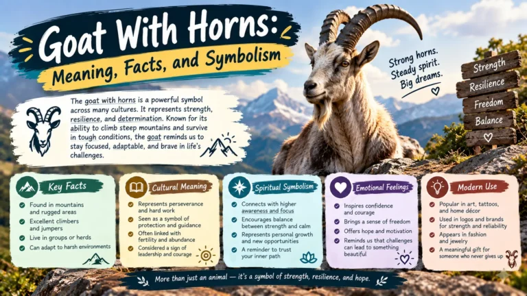 Goat With Horns