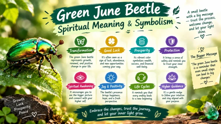 Green June Beetle Spiritual Meaning & Symbolism