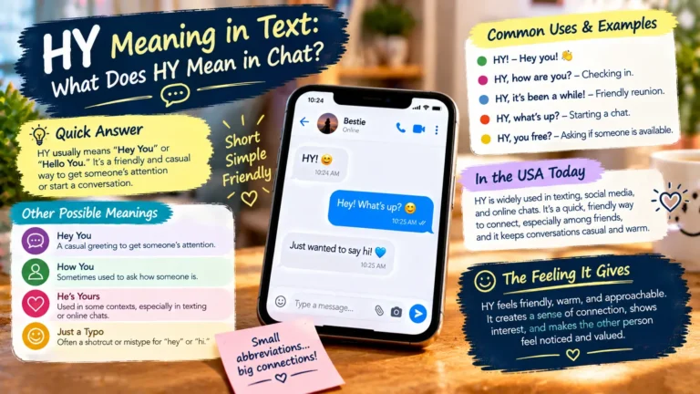 HY Meaning in Text