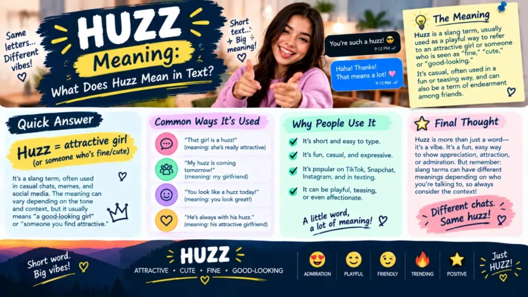 Huzz Meaning