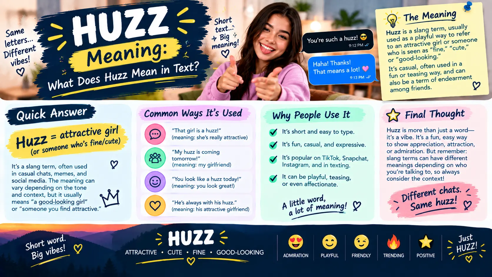 Huzz Meaning