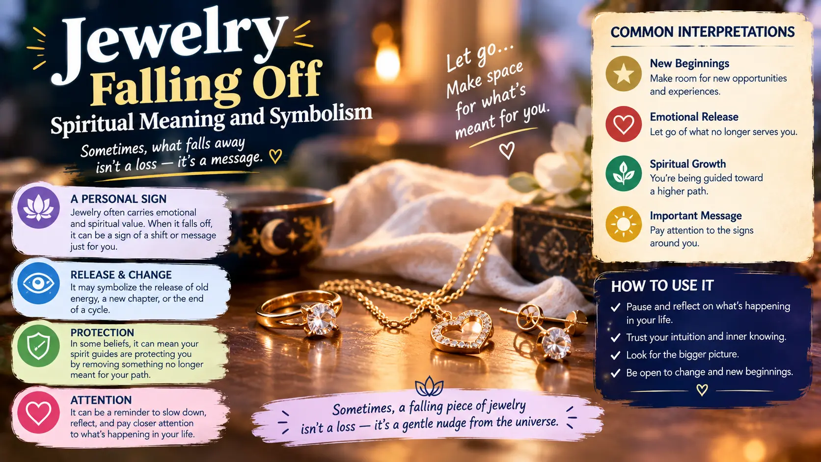 Jewelry Falling Off Spiritual Meaning and Symbolism