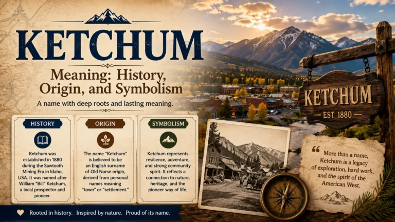 Ketchum Meaning