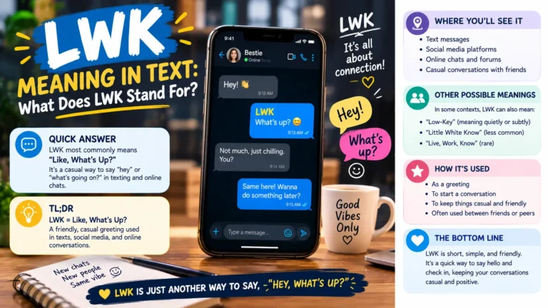 LWK Meaning in Text
