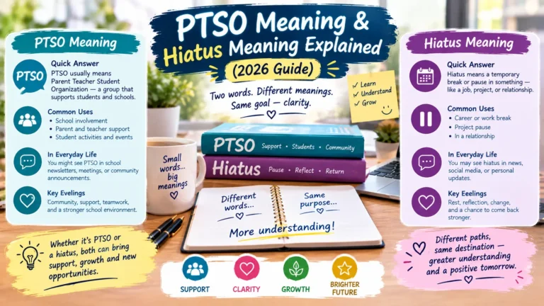 PTSO Meaning