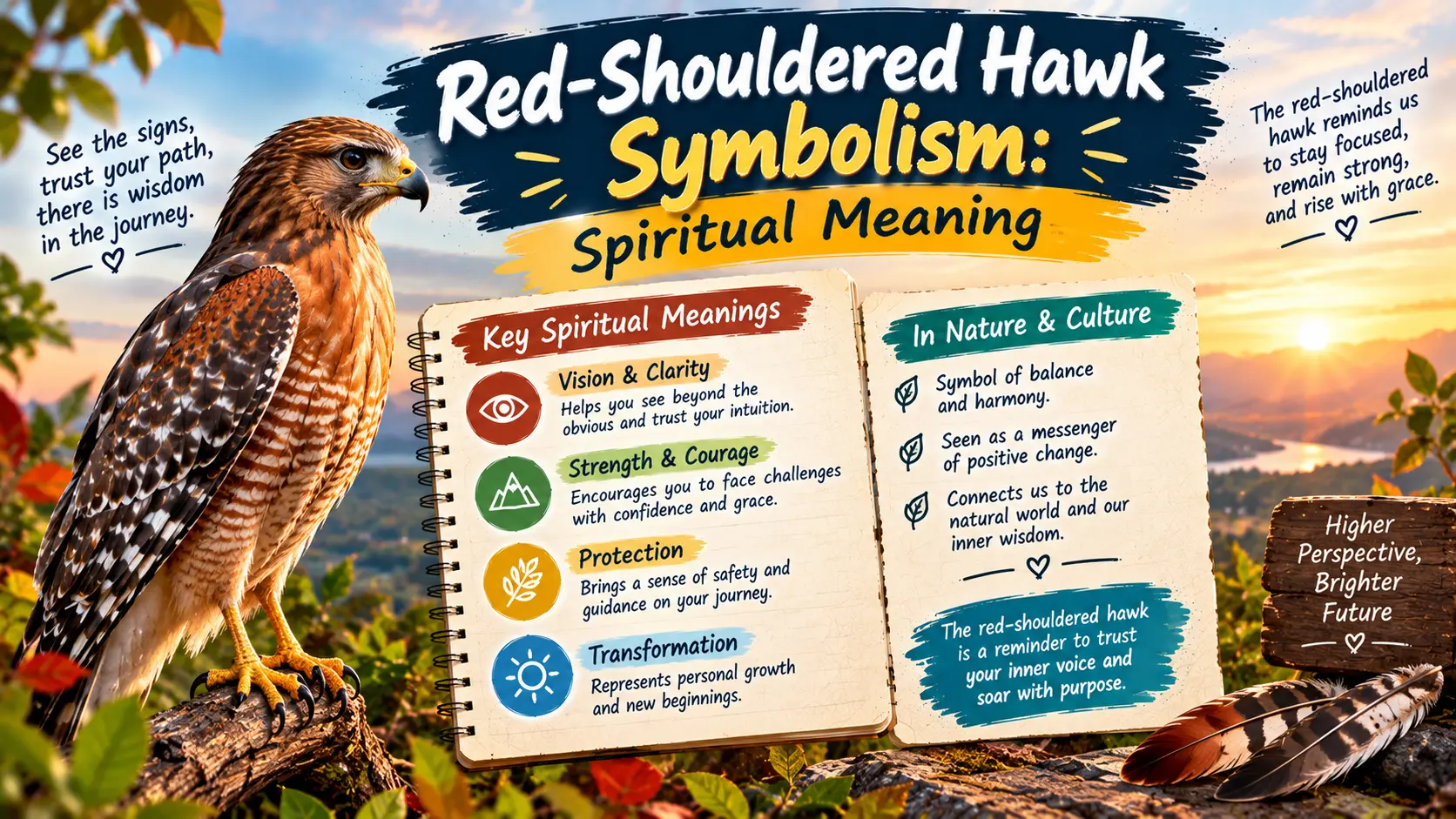 Red-Shouldered Hawk Symbolism