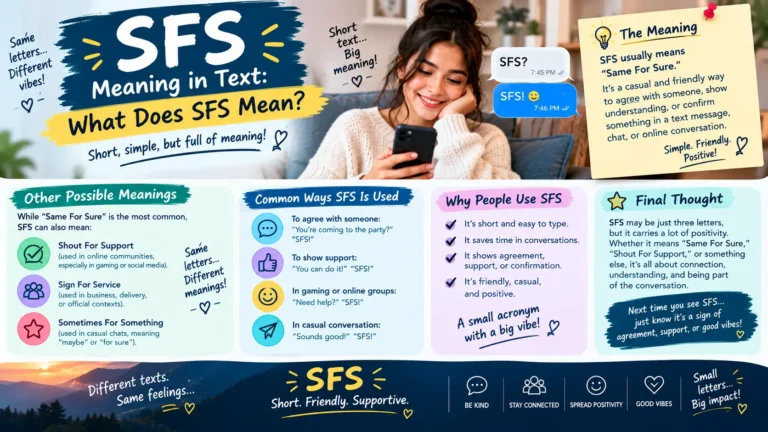 SFS Meaning in Text