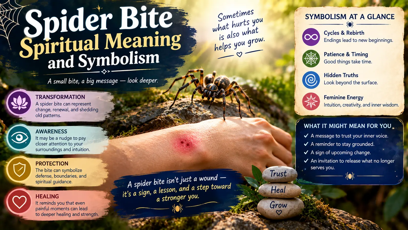 Spider Bite Spiritual Meaning and Symbolism