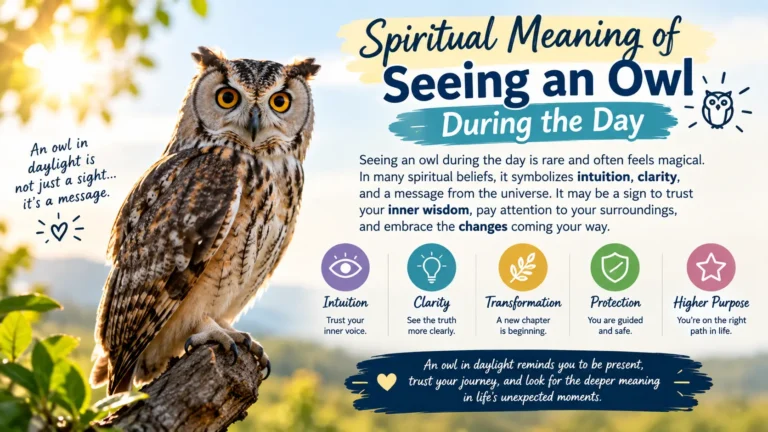 Spiritual Meaning of Seeing an Owl During the Day