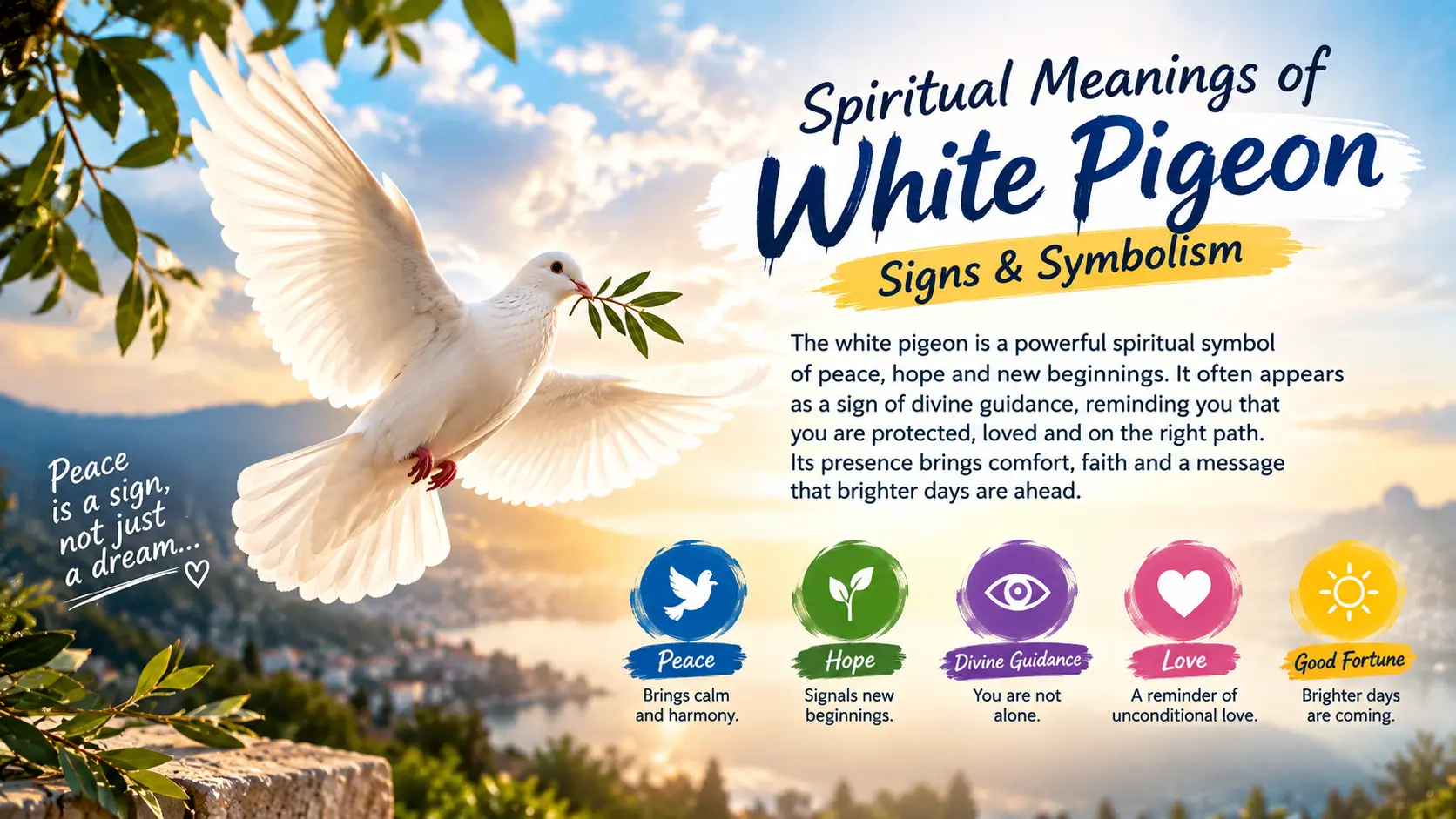 Spiritual Meanings of White Pigeon