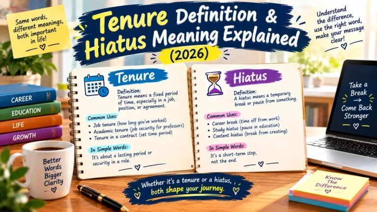 Tenure Definition