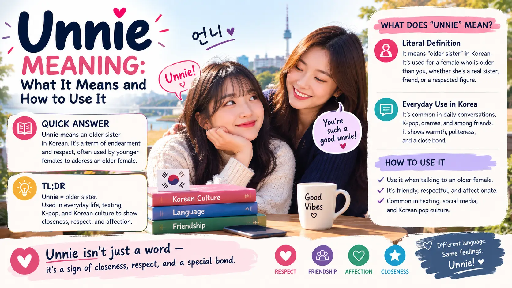 Unnie Meaning