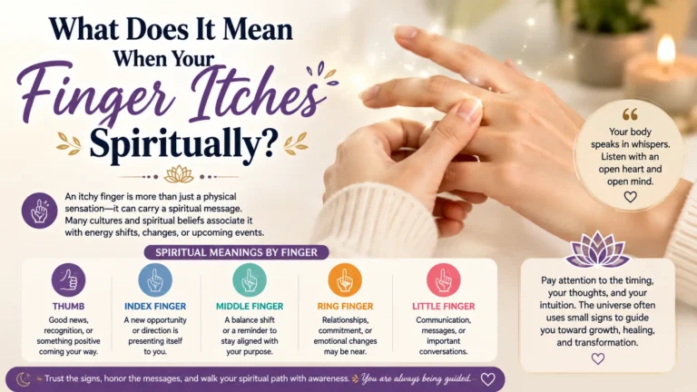 What Does It Mean When Your Finger Itches Spiritually