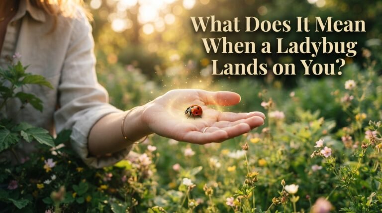 What Does It Mean When a Ladybug Lands on You