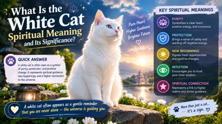 What Is the White Cat Spiritual Meaning and Its Significance