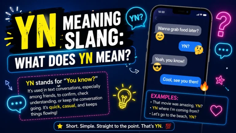 YN Meaning Slang