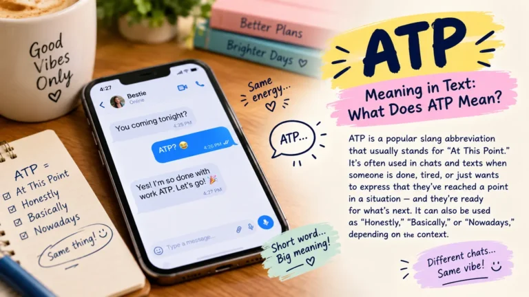 ATP Meaning in Text