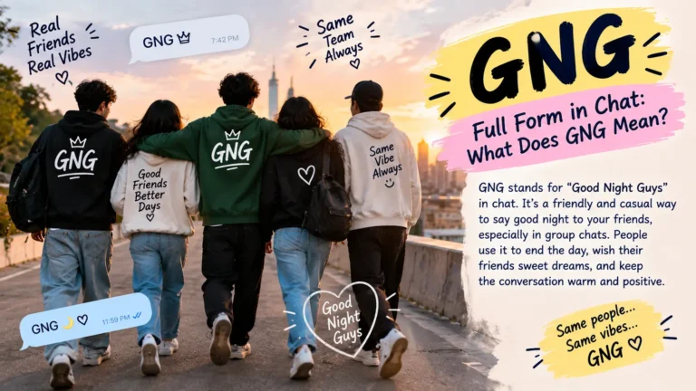 GNG Full Form in Chat